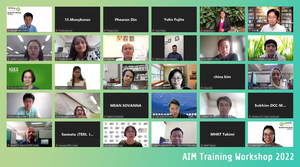 AIM Training Workshop 2022 group photo
